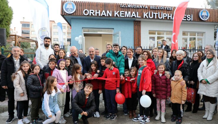 Mudanya Belediyesi’nden Orhan Kemal Kütüphanesi