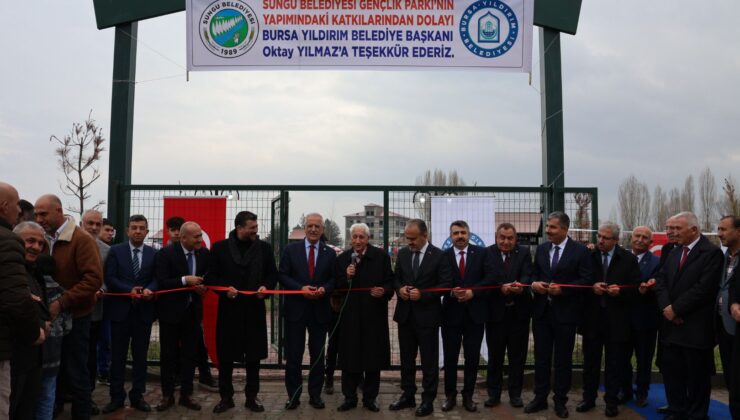 Yıldırım Belediyesi, Sungu’ya Gençlik Parkı kazandırdı