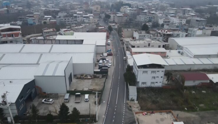 Vakıfköy caddesi yenilendi