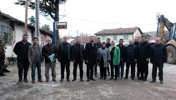 Bilalköy’ün sokakları parke taşla kaplanıyor