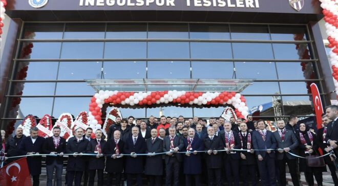 İnegölspor’un Modern Tesisleri Törenle Açıldı