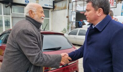 Erkan Aydın’dan kentsel dönüşüm mağduru oto tamircilerine destek