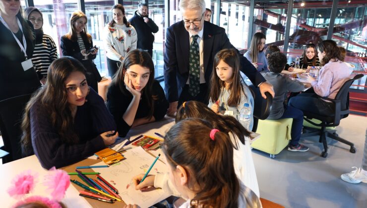 DOST Projesi’ne katılan çocuklar tasarımlara başladı