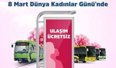 Kadınlara ulaşım ücretsiz