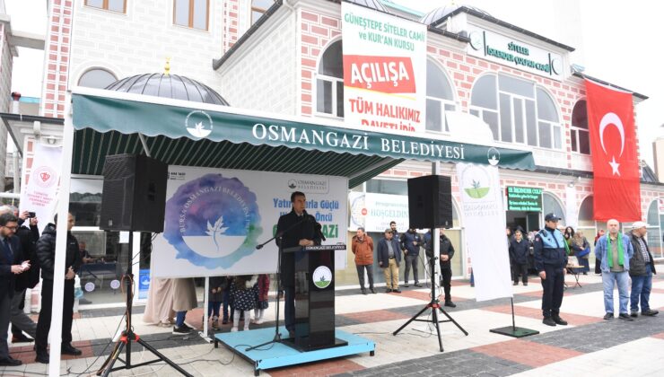 Osmangazi’den bir camiye daha hizmet