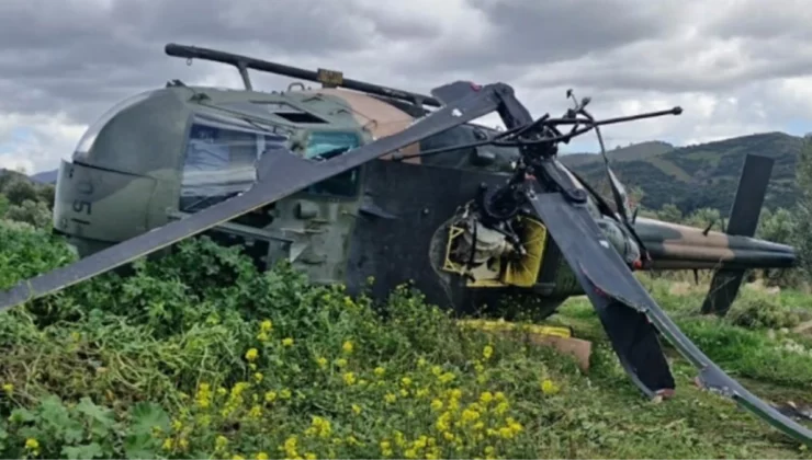 İzmir’de askeri helikopter zorunlu iniş yaptı: 1 yaralı