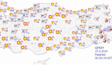 Sıcaklıklar mevsim normallerinin 10 derece üzerine çıkacak