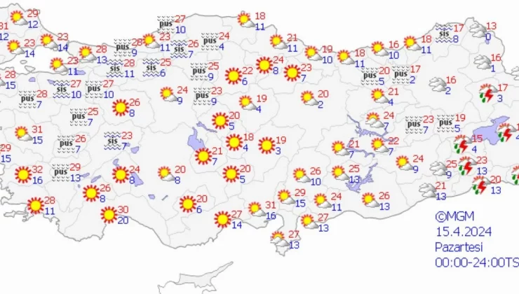 Sıcaklıklar mevsim normallerinin 10 derece üzerine çıkacak