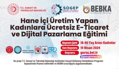 Gürsulu kadınlara E-Ticaret ve pazarlama eğitimi