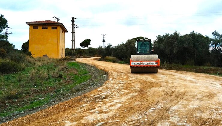 Gemlik’te arazi yolları açılıyor