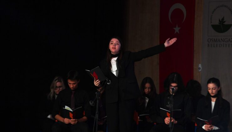 Nutuk Osmangazi’de teatral gösteriyle anlatıldı