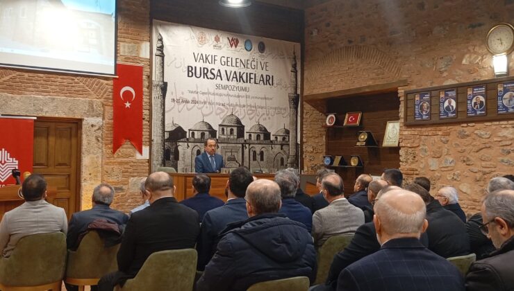 Bursa’da Vakıflar Genel Müdürlüğü’nün 100. yılı kutlandı