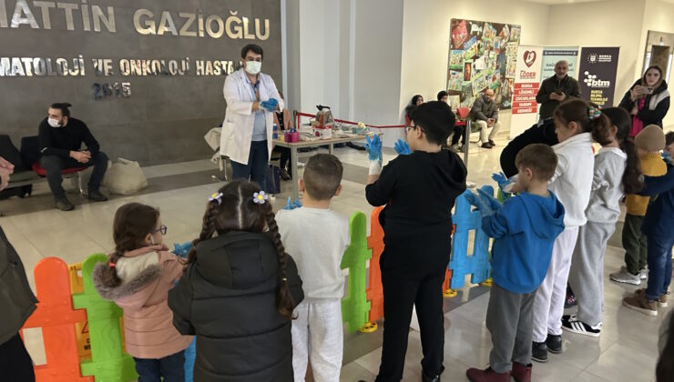 Büyükşehir’den tedavi gören çocuklara moral