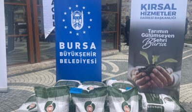 Bursa Büyükşehir’den çiftçiye tohum desteği