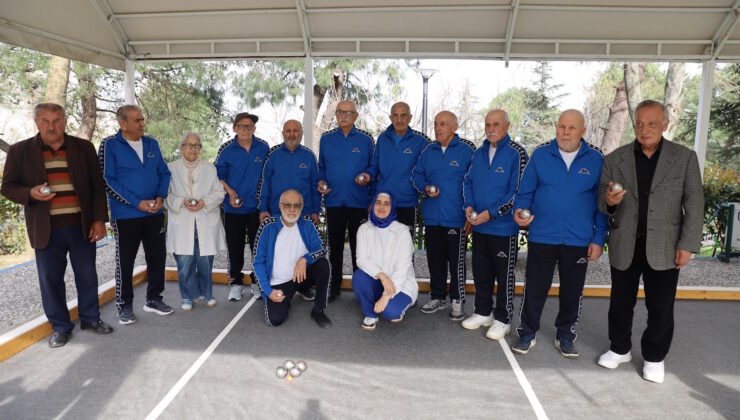 Huzurevi sakinleri spor festivaline katılıyor