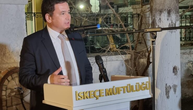 Kardeş şehir İskeçe’de beraberlik mesajı verildi