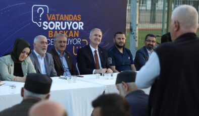 Başkan Taban mahalle sakinleriyle buluştu