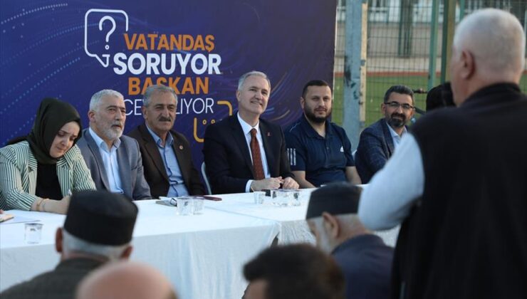 Başkan Taban mahalle sakinleriyle buluştu