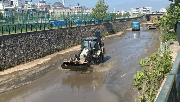 Büyükşehir’den Mandıras Deresi’nde temizlik hamlesi