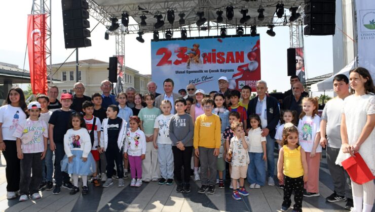 Çocuklar bayramı Osmangazi’de kutluyor