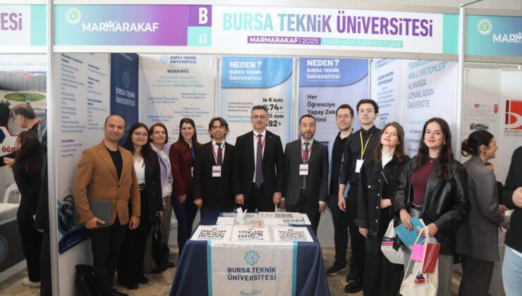 BTÜ Marmara Kariyer Fuarı’nda büyük ilgi gördü