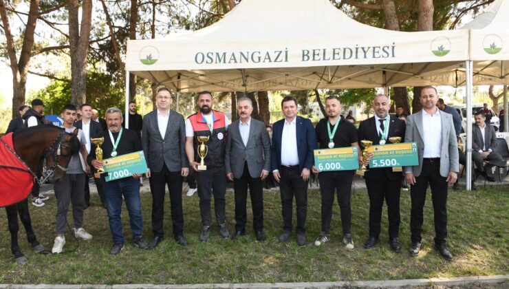 Rahvan Atları Osmangazi’de yarıştı, kazananlar belli oldu