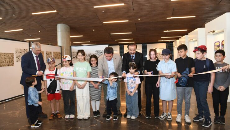 Osmangazi’de çizgi roman sergisi açıldı