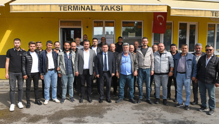Başkan Aydın’dan taksicilere ekonomik destek sözü