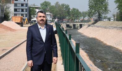Yıldırım’da Deliçay ıslah çalışmalarında sona gelindi