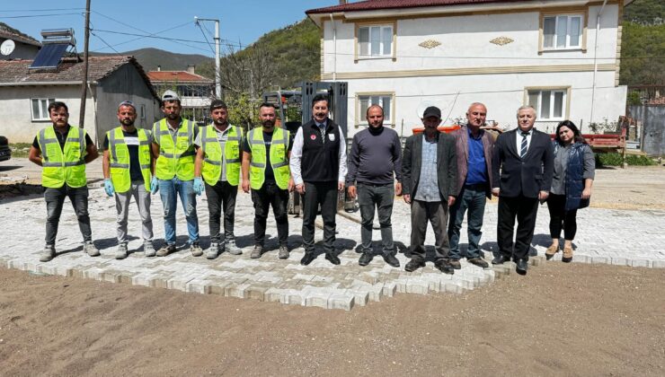 Başkan Özel yol yapım çalışmalarını denetledi