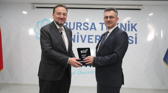 MÜSİAD Başkanı Asmalı BTÜ’de öğrencilerle buluştu