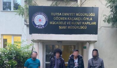 Bursa’da çok sayıda yabancı uyruklu yakalandı
