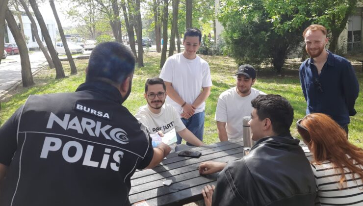 Bursa Emniyeti’nden uyuşturucu farkındalık çalışmaları devam ediyor
