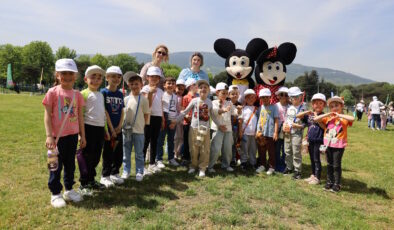 Bursa Spor Festivali’nde Çocuk Şenliği: Minikler eğlenceye doydu
