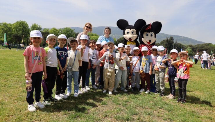 Bursa Spor Festivali’nde Çocuk Şenliği: Minikler eğlenceye doydu