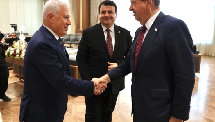 Başkan Bozbey KKTC’de Cumhurbaşkanı Tatar ile görüştü