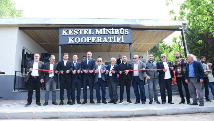 Kestel Minibüs Kooperatifi yeni yüzüyle açıldı: Esnaftan Başkan Erol’a teşekkür