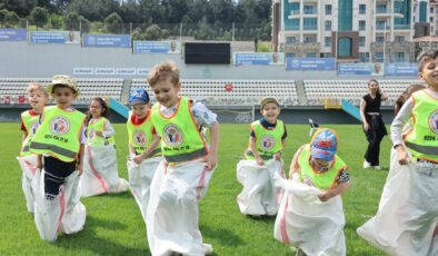 Nilüfer Spor Şenlikleri’nde okul öncesi heyecanı