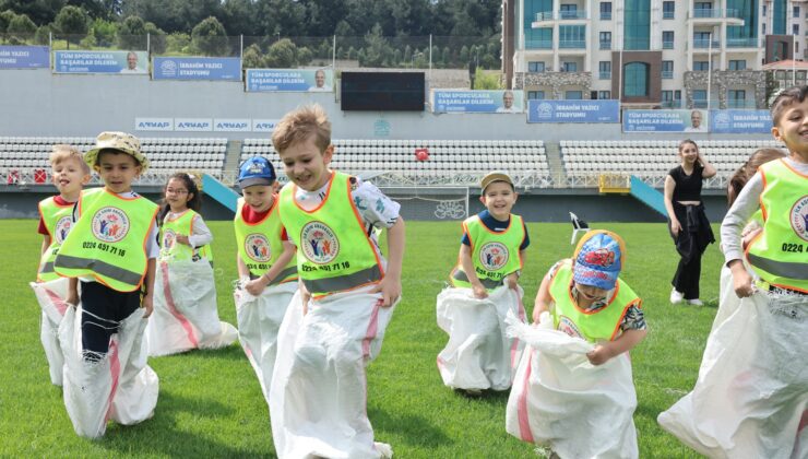 Nilüfer Spor Şenlikleri’nde okul öncesi heyecanı
