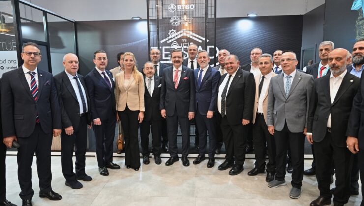 TOBB Başkanı Hisarcıklıoğlu’ndan HOMETEX Fuarı’na tam not
