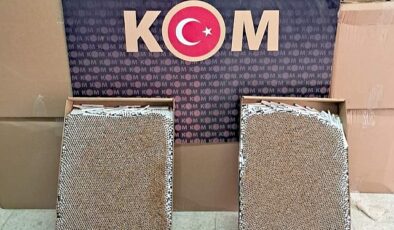 İnegöl’de 5.6 milyon adet kaçak makaron yakalandı