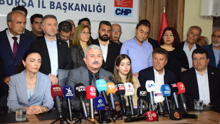 CHP Bursa’dan Özgür Özel’e saldırıya tepki: “Korkmayız, yılmayız, geri çekilmeyiz”