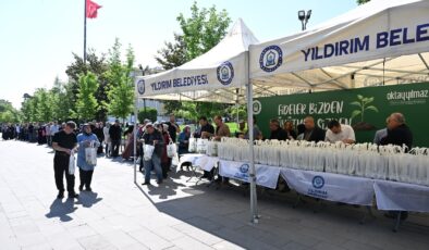 Yıldırım Belediyesi’nden vatandaşlara 50 bin ücretsiz fide desteği