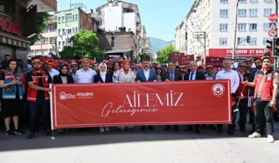 Yıldırım’da Aile Haftası’na özel farkındalık yürüyüşü
