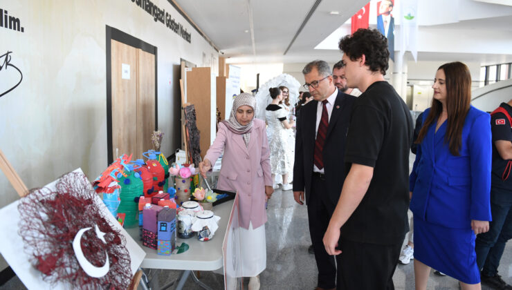Osmangazi’de öğrenciler atık toplamak için yarıştı