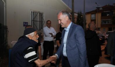 İnegöl’de Mahalle Buluşmaları devam ediyor: Osmaniye Mahallesi ziyaret edildi