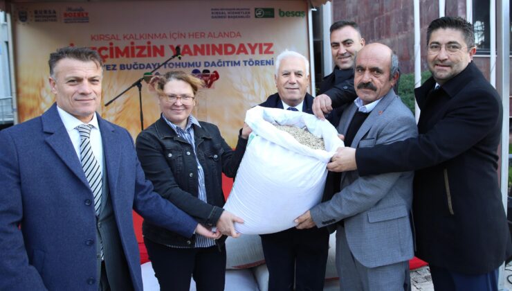 Kırsal kalkınma için Bursa’da tarımsal üretime büyük katkı