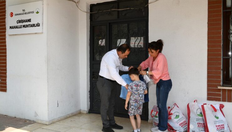Kurban Bayramı öncesi Osmangazi’den çocuklara anlamlı hediye