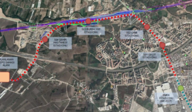 Bursa Emek–Şehir Hastanesi Metro Hattı yüzde 70 tamamlandı