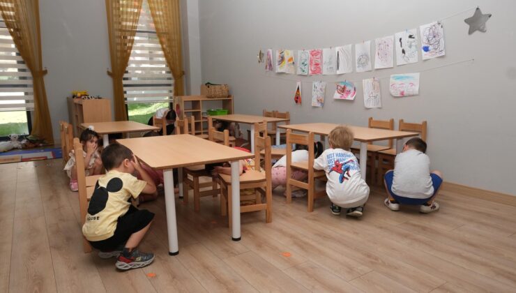 Nilüferli çocuklara uygulamalı afet dersi